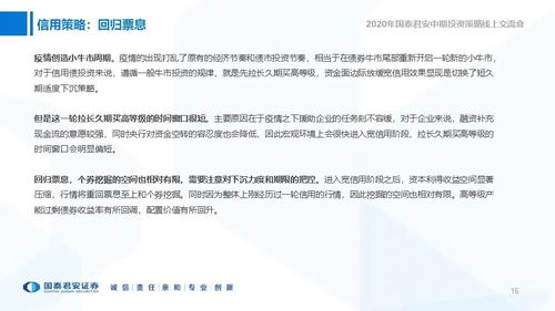 2020年信用市场中期投资策略 攻守之间